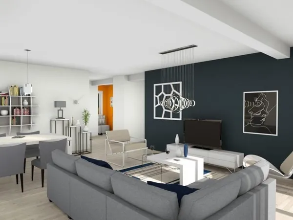 2 PIÈCES offrant 51m² de surface privative