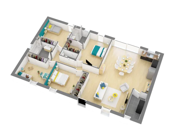 Maison neuve 5 pièces 110 m²