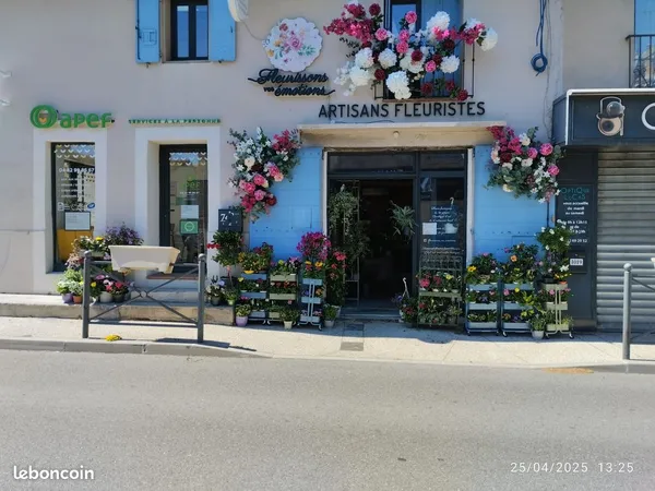 Fonds de commerce Fleuriste - Calas/Cabriès- Rentabilité & Clientèle fidèle