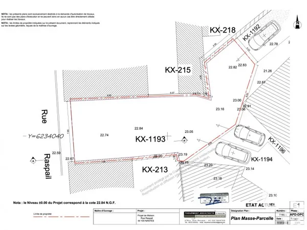 Terrain 187 m²