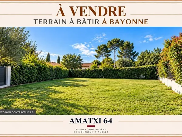 TERRAIN À BATIR VIABILISE de 300 m2 - POLO BEYRIS - BAYONNE
