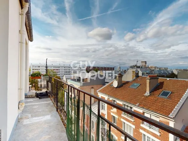 3 pièces 44,76 m² avec balcon et combles aménageables