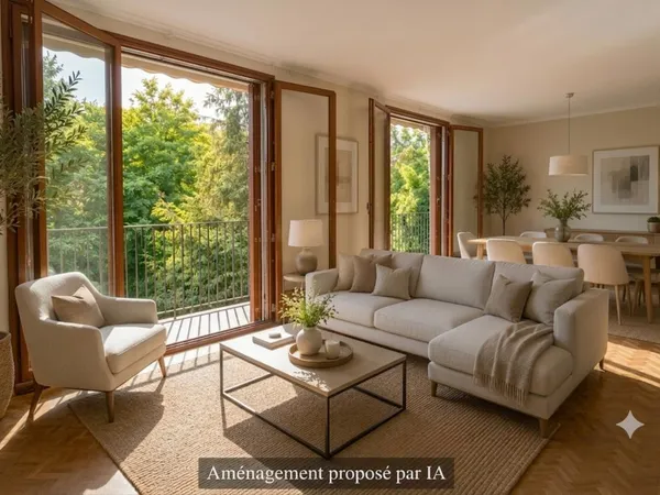APPARTEMENT DE 5 PIECES DANS PETITE RESIDENCE ARBOREE DE MAREIL MARLY