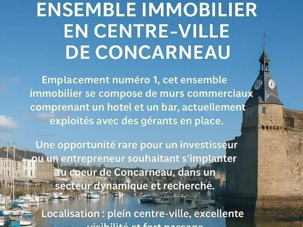 Hôtellerie et restauration Vente Concarneau 1142900€