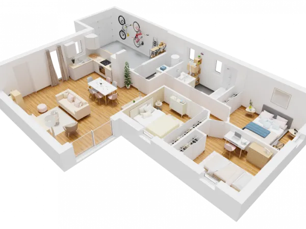 Maison neuve 4 pièces 82 m²