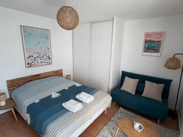 Bel appartement rez-de-chaussée à louer à Lorient centre ville