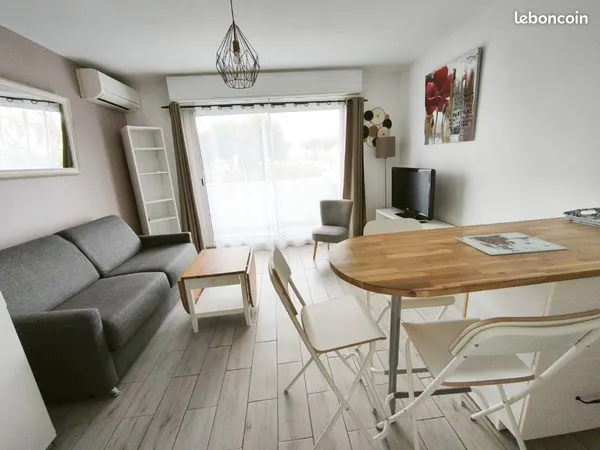 Studio meublé 28m2. Climatisé+balcon. Montpellier
