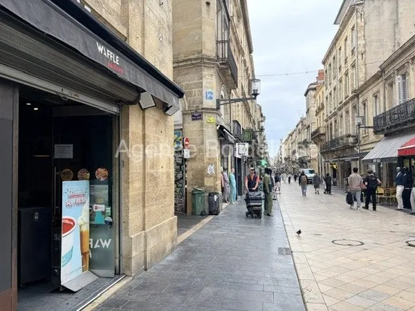 Bordeaux rue Sainte-Catherine, restaurant, env 60 m²