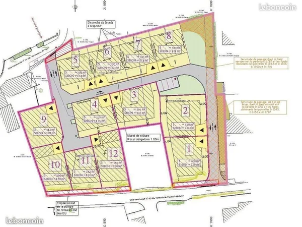 Terrain 395 m²