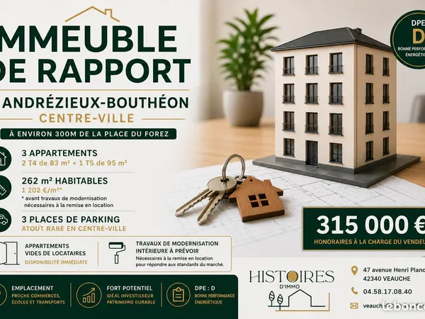 Immeuble 13 pièces 262 m²