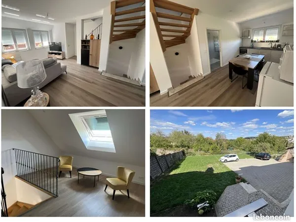 Maison individuelle plus de 100 m² avec garage et jardin