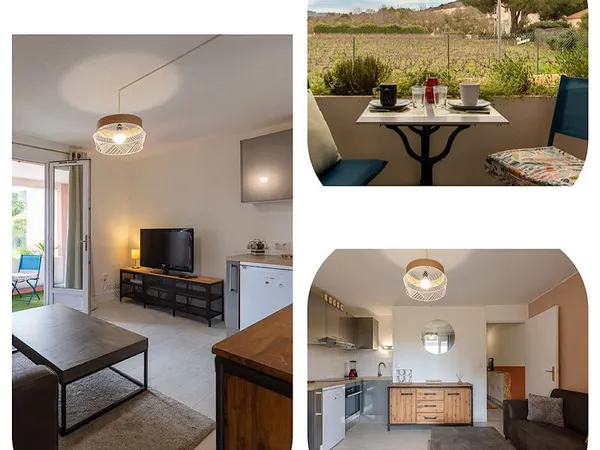 Appartement meublé 30 m² - La Croix\-Valmer - Parking - 900 CC