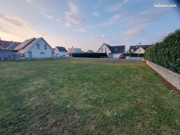 Terrain constructible viabilisé