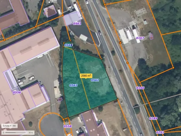 APPOIGNY -RN6- TERRAIN CONSTRUCTIBLE DE 2532M² - TOP VISIBILITE