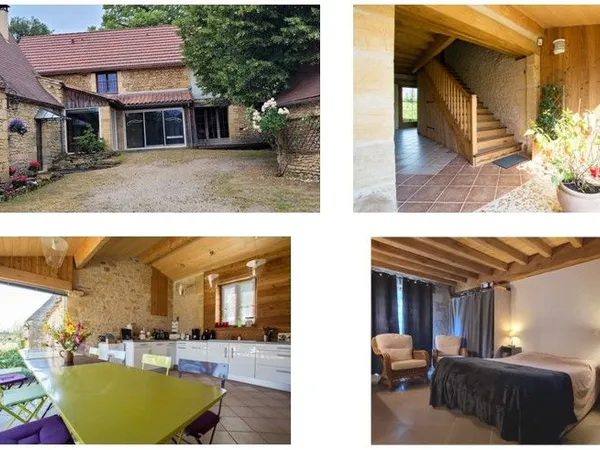 Ensemble immobilier 2 maisons 1 grangette 1 séchoir à tabac