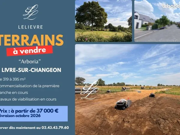 Terrain 369 m² Livre Sur Changeon