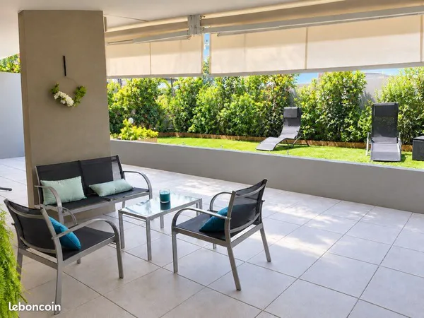 T3 rez-de-jardin 72,85 m² - 106 m² d'extérieur - sud-ouest - dpe a - garage