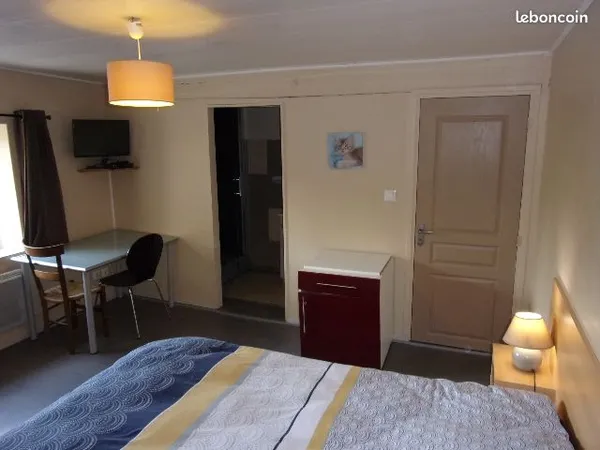 Location chambre meublée - Courte, moyenne ou longue durée - Adaptée pour travailleurs, stagiaires..