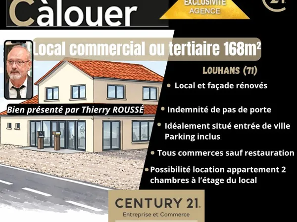 Local commercial 170 m² LOUHANS