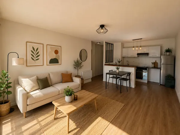 Appartement 3 pièces 61 m²