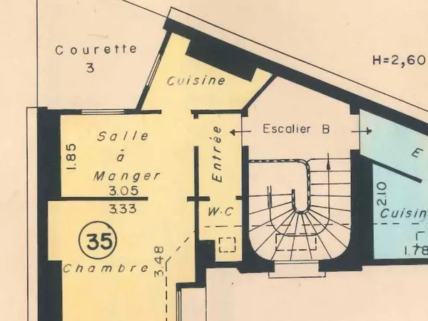 Studio 21 m2