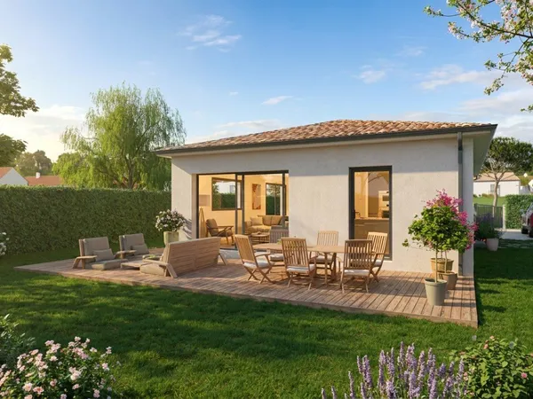 Terrain + Maison de 75m2 à Usclas d'Hérault (34230)