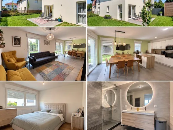 Duplex 4 pièces 88,87 m² - Jardin 101 m² - Garage + parking
