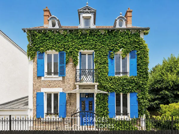 Maison bourgeoise avec jardin et vue sur la Seine