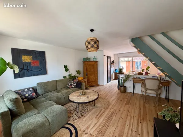 À vendre SANS FRAIS D'AGENCE - Maison de caractère 1930 - Tourcoing Blanc Seau / Croix