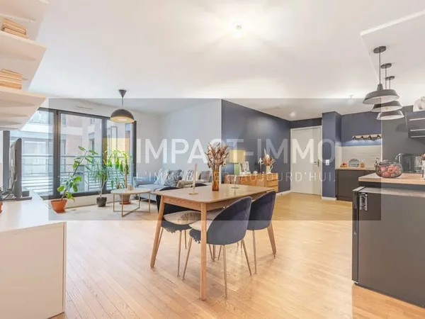 A LOUER EN MEUBLÉ A CLICHY - QUARTIER REPUBLIQUE - SALENGRO - 3 PIECES IMMEUBLE 2020 AVEC PARKING