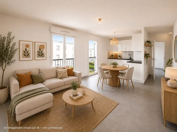 Appartement 2 pièces 42 m²