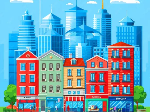 Local commercial centre ville