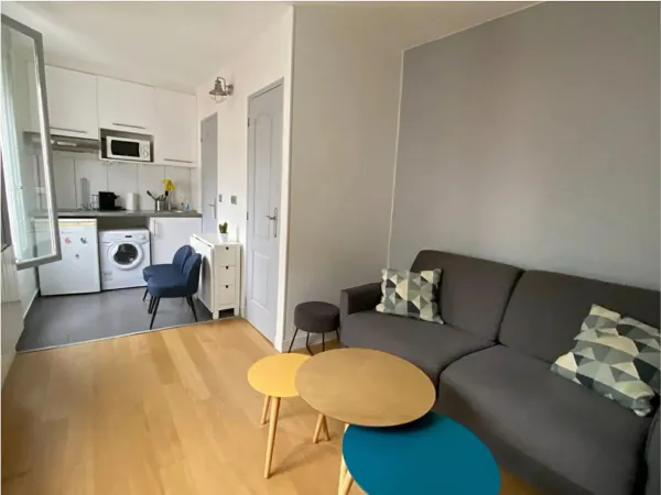 Loue appartement à mi-temps - 1 chambre, 17m², Paris 20ème