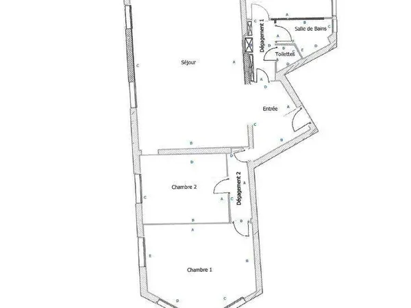 Appartement 4 pièces 86 m²