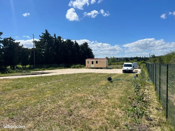 Location terrain avec Mobilhome