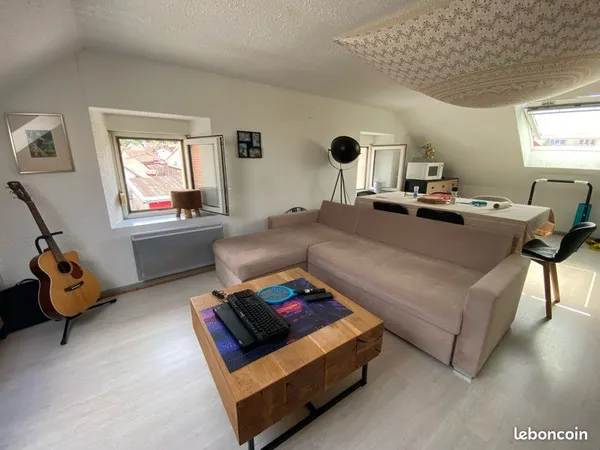 Appartement T3 65m2 rénové récemment avec parking privatif - proche frontière Suisse