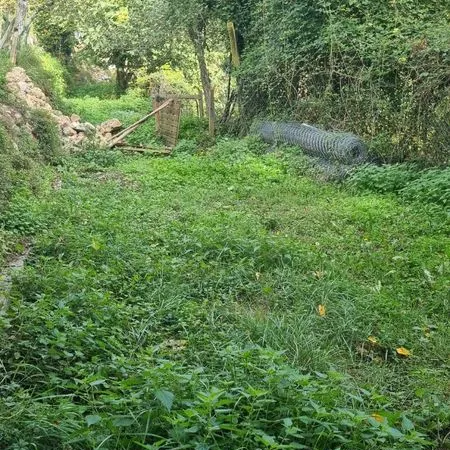 Parcelle de terrain à usage de jardin
