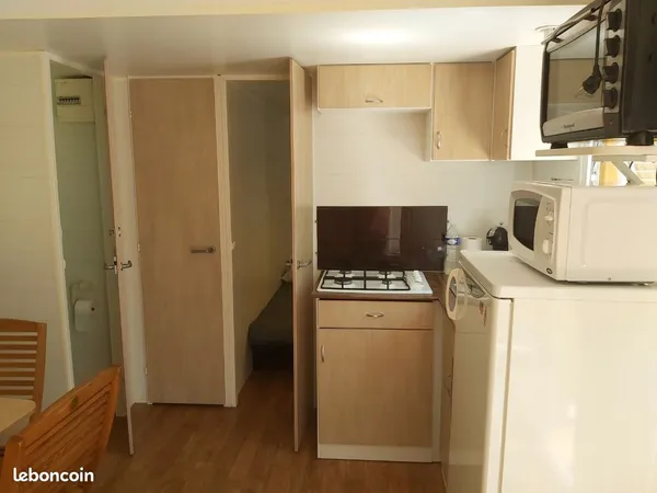 Mobil-home 3 chambres - 2005 - Terrasse surélevée - À déplacer