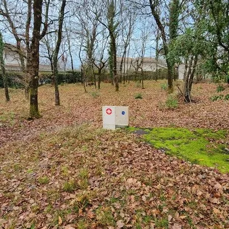 Terrain calme et arboré de 800 m2 à Andernos-les-Bains