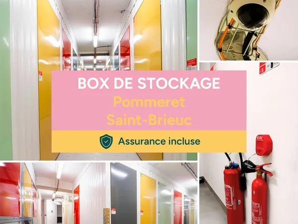 Box à louer - Garde meuble / Pommeret - Saint Brieuc / 6 m²