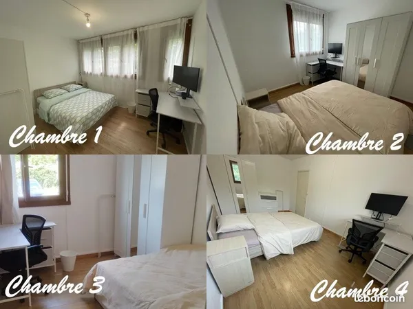 Colocation à Amiens - 4 chambres, charges incluses 79 m2