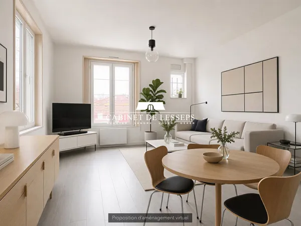 3 pièces avec garage