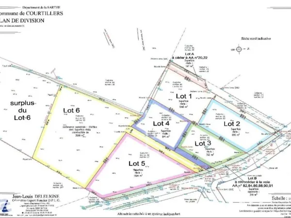 Terrain 1043 m²