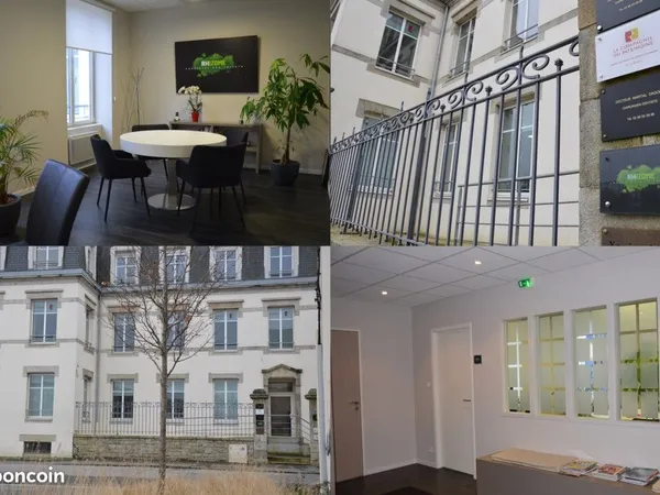 Bureau meublé centre ville quimper standing