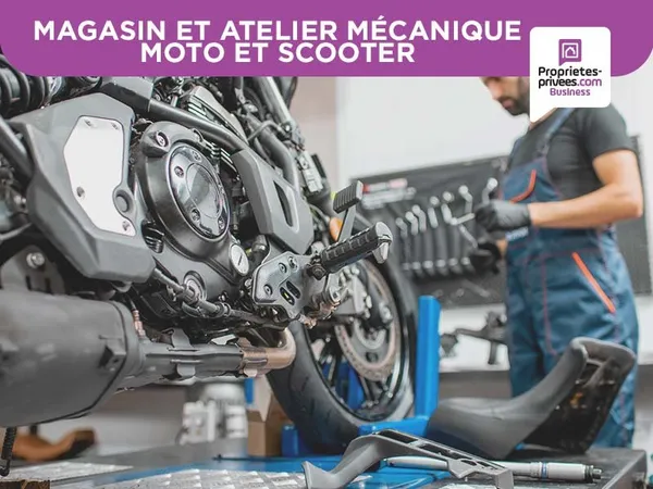 MALAKOFF ? Garage Moto & Atelier Réparations ? Emplacement Idéal à l'angle de deux rues