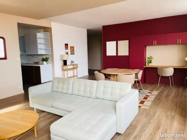 Élégant T2 meublé 70m2 - Rue Victor Hugo - proche gare