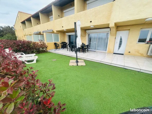 Appartement rez de jardin 2 min de la plage