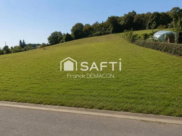 Terrain de 2925m² hors lotissement proche Belgique