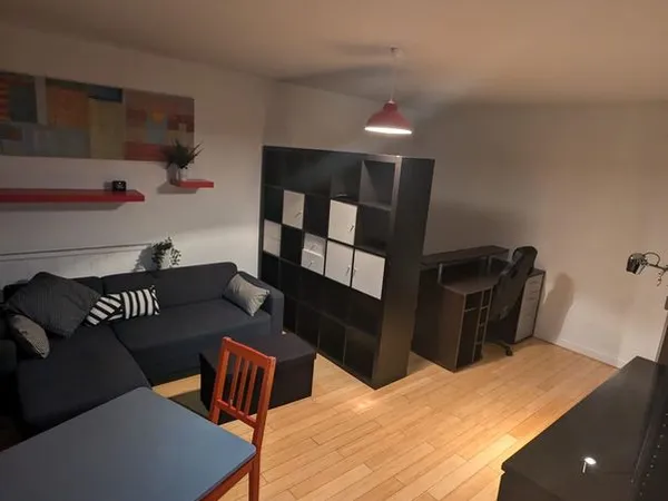 Grand Studio 32m² meublé lumineux, disponible 15 novembre