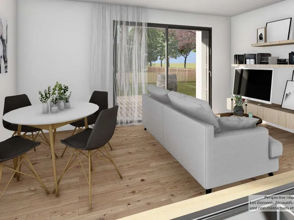 Maison 2 pièces 44 m²